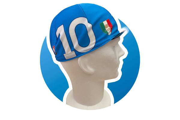 Cappello da Ciclismo ABC Anaclerico Sport Bike Club D10S  In bici per la T.I.N. ABC ANACLERICO SPORT BYKE CLUB | Cappelli da Ciclismo | MARADONACAP-